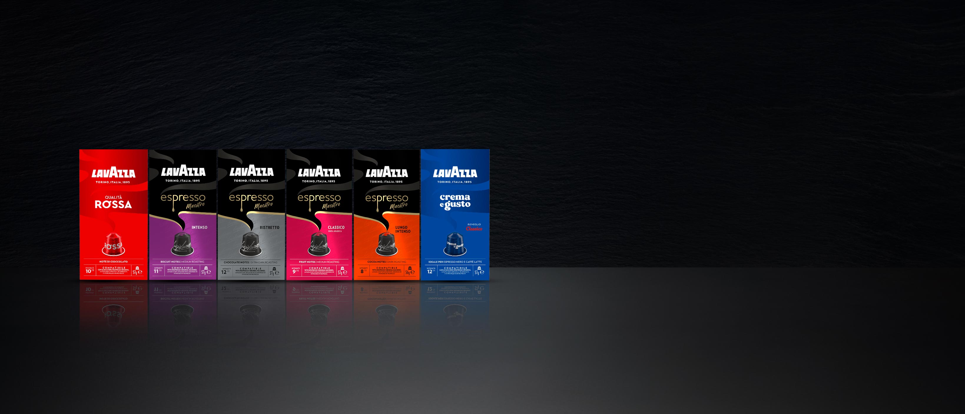 Lavazza Espresso Maestro Capsules Compatible with Nespresso Machines